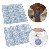 Resin Mold Constellation Pendant Silicone Mold