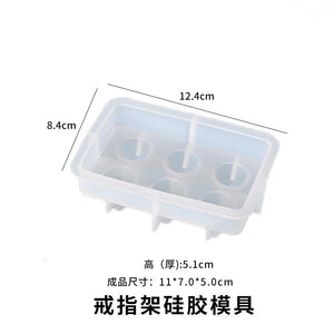 Epoxy Resin Mold for Earrings Ring Keychain Tapered Frame