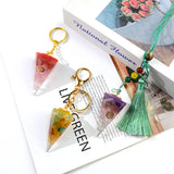 Epoxy Resin Mold for Earrings Ring Keychain Tapered Frame