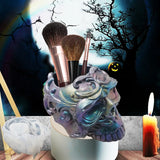 Skull Candle Holder & Makeup Storage Box Silicone Mold