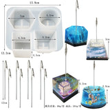 Epoxy Resin Mold Memo Clip Card Holder Message Clip Silicone Mold