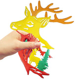 Epoxy Resin Mold Deer Head Small Antlers Pendant Silicone Mold