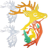 Epoxy Resin Mold Deer Head Small Antlers Pendant Silicone Mold