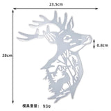 Epoxy Resin Mold Deer Head Small Antlers Pendant Silicone Mold
