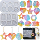 Diamond Stone Love Key Chain Silicone Mold
