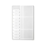 Epoxy Resin Mold Diary Memo Board Silicone Mold Note Jewelry Mold