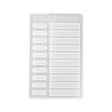 Epoxy Resin Mold Diary Memo Board Silicone Mold Note Jewelry Mold