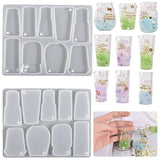 Resin Mold Drink Cup Hanging Mold Wine Cup Coffee Cup Tag Pendant Silicone