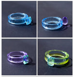 DIY Resin Mold Faceted Gemstone Ring - Diamond Rings Collection