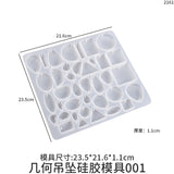 Epoxy Resin Mold Gem Crystal Pendant Necklace Pendant Silicone Mold Jewelry Tool