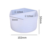 Epoxy Resin Mold Glue Mix Cup Silicone Hand Tool