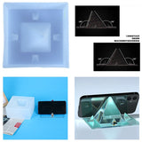 Epoxy Resin Mold Pyramid Phone Holder Bracket Silicone Mold Jewelry Tools