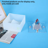 Epoxy Resin Mold Pyramid Phone Holder Bracket Silicone Mold Jewelry Tools