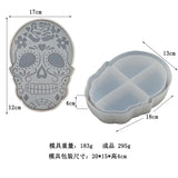 Halloween Skull Storage Box Silicone Mold