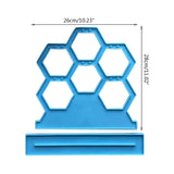 Epoxy Resin Mold Honeycomb Earrings Pendant Silicone Mould