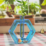 Hexagon Love Flower Test Tube Cultivation Silicone Mold