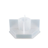 Epoxy Resin Mold Hexagonal Base Candle Holder Jewelry Molds