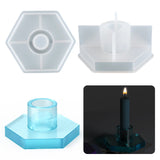 Epoxy Resin Mold Hexagonal Base Candle Holder Jewelry Molds