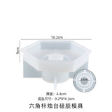 Epoxy Resin Mold Hexagonal Base Candle Holder Jewelry Molds
