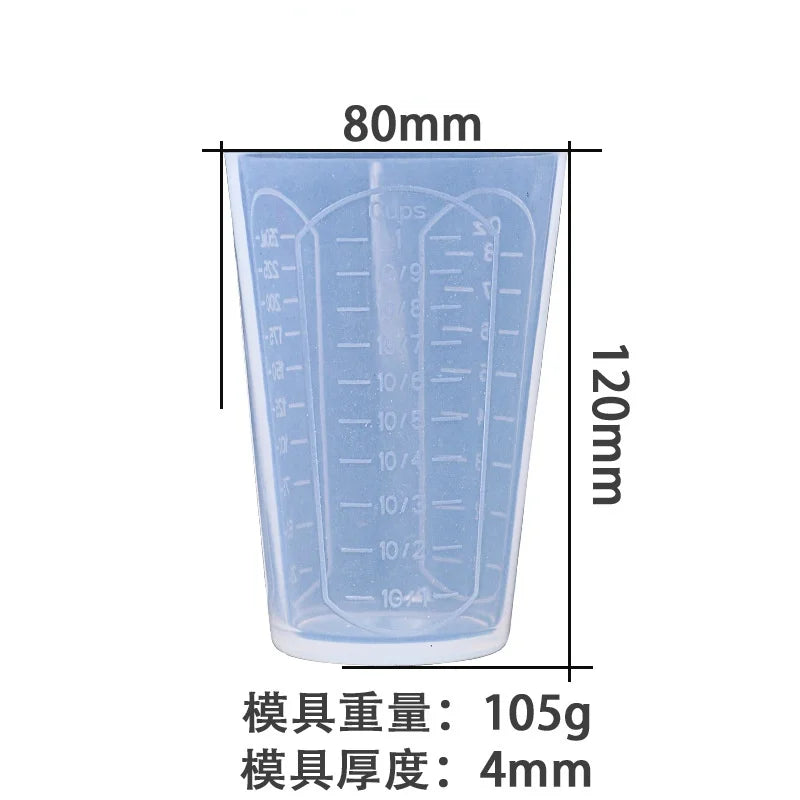 Triangle Measuring Cup Silicone Mold for Jewelry Making
