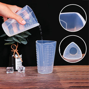 Triangle Measuring Cup Silicone Mold for Jewelry Making