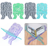 Epoxy Resin Mold Reading Bookshelf Table Silicone Mold