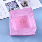 Irregular Cut Surface Ashtray Storage Box Silicone Mold