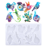 Epoxy Resin Mold Jellyfish Whale Silicone Jewelry Tool Animal Keychain Moulds