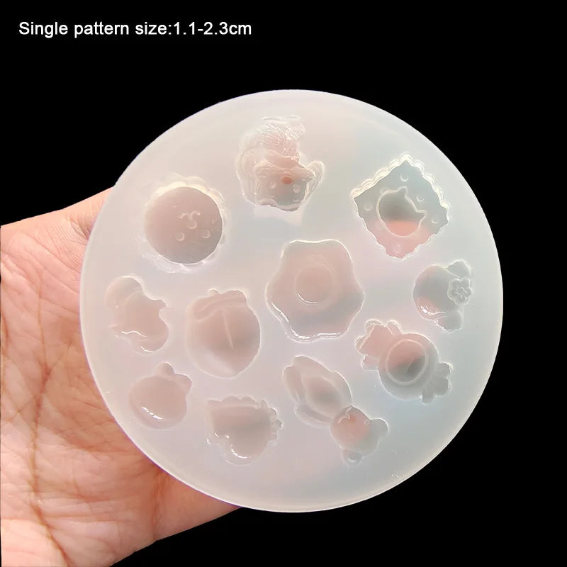 Epoxy Resin Mold Jewelry Tool Animal Egg Flower Silicone Jewelry Filling