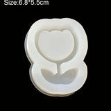 Epoxy Resin Mold Jewelry Tool Shaker Mold Tulip Flower Silicone Mold