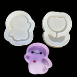 Epoxy Resin Mold Jewelry Tool Shaker Mold Tulip Flower Silicone Mold