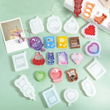 Bear Silicone Shaker Mold for DIY Epoxy Resin Jewelry Tools