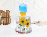 Epoxy Resin Mold Lamp Holder Hexagonal Cube Cylinder Bedside Lamp Silicone Mold
