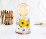 Epoxy Resin Mold Lamp Holder Hexagonal Cube Cylinder Bedside Lamp Silicone Mold