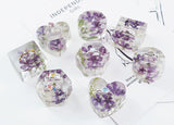Epoxy Resin Mold Love Hexagon Silicone Ring Display Storage Box
