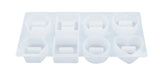 Epoxy Resin Mold Love Hexagon Silicone Ring Display Storage Box