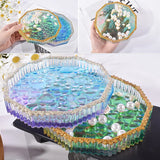 Epoxy Resin Mold Stripe Dewdrop Tray Plate Silicone Mold