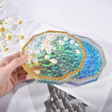 Epoxy Resin Mold Stripe Dewdrop Tray Plate Silicone Mold
