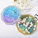 Epoxy Resin Mold Stripe Dewdrop Tray Plate Silicone Mold