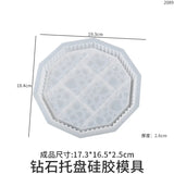 Epoxy Resin Mold Stripe Dewdrop Tray Plate Silicone Mold
