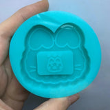 Epoxy Resin Mold Quicksand Cat Rabbit Bear Shaker Mold