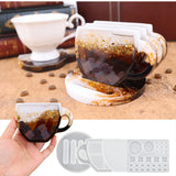 DIY Epoxy Resin Mold Quicksand Oil Shaker Mold Coaster Coffee Coaster