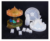 Epoxy Resin Mold Rotating Flying Chair Night Light