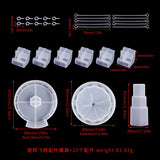 Epoxy Resin Mold Rotating Flying Chair Night Light