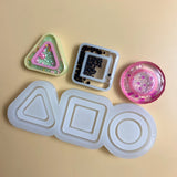 Epoxy Resin Mold Shaker Mold Double Layers Molds Jewelry Tools Accessories