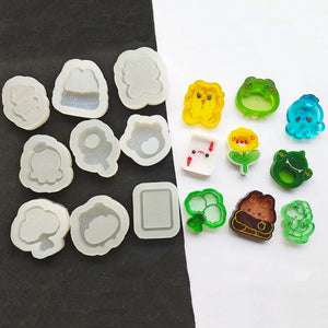 Heart Shaped Silicone Resin Moulds for Jewelry Making