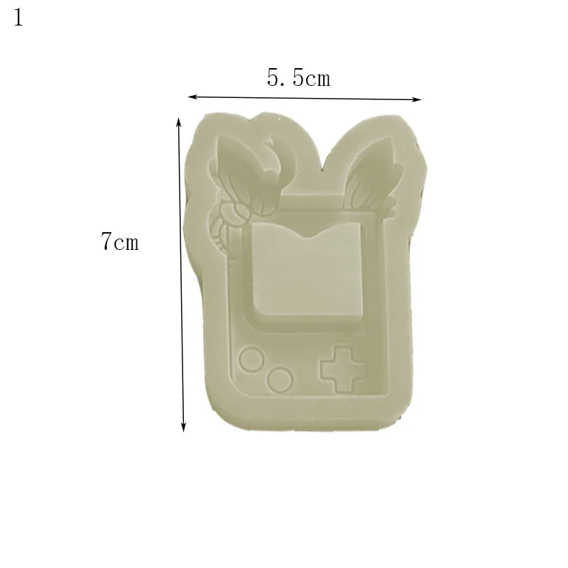 Epoxy Resin Mold Shaker Molds Heart Shaped Silicone Resin Moulds