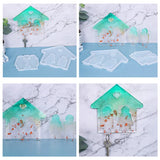 Epoxy Resin Mold Silicone Couple Key Wall Hanging Keychain Mould