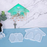 Epoxy Resin Mold Silicone Couple Key Wall Hanging Keychain Mould