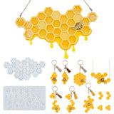 Silicone Honeycomb Key Chain Door Pendant Mold
